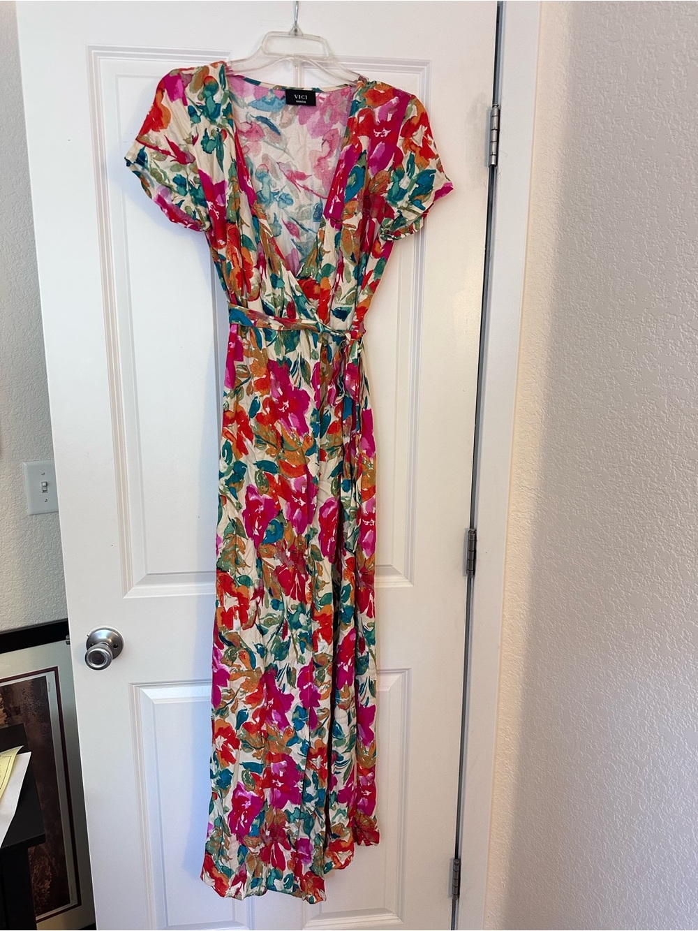 VICI Floral Wrap Maxi Dress